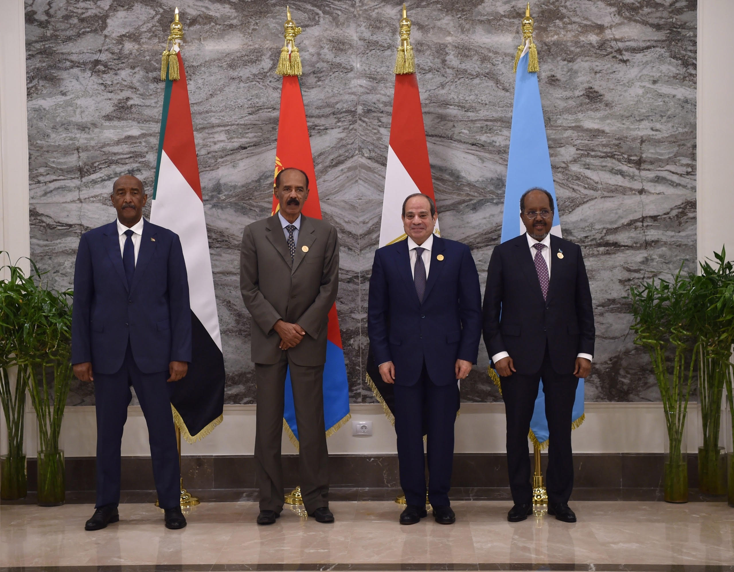 اعلان العلمين المشترك الصادر عن القمة الرباعية التشاورية بين مصر والسودان وإريتريا والصومال